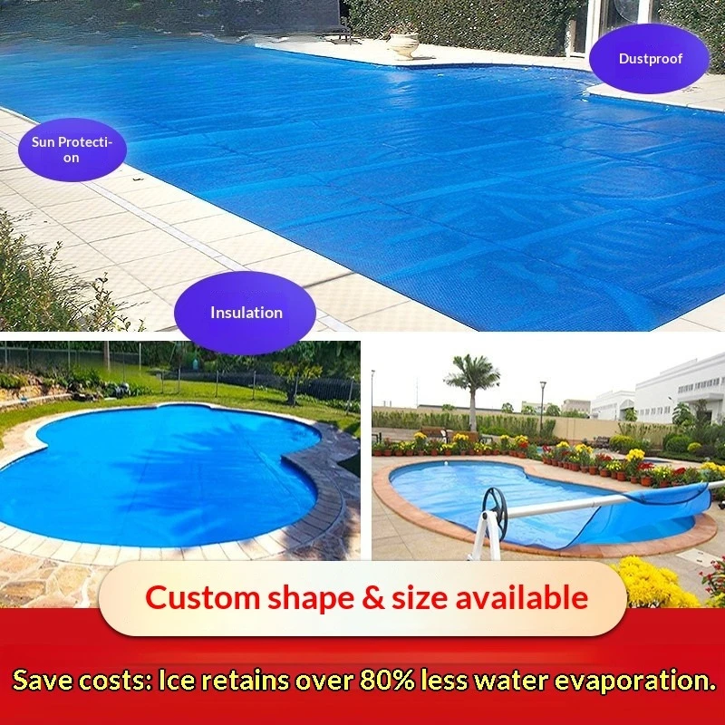 Durable UV Resistant PVC Automatic Pool Cover Premium Weatherproof Protector For Outdoor Swimming And Household Pools