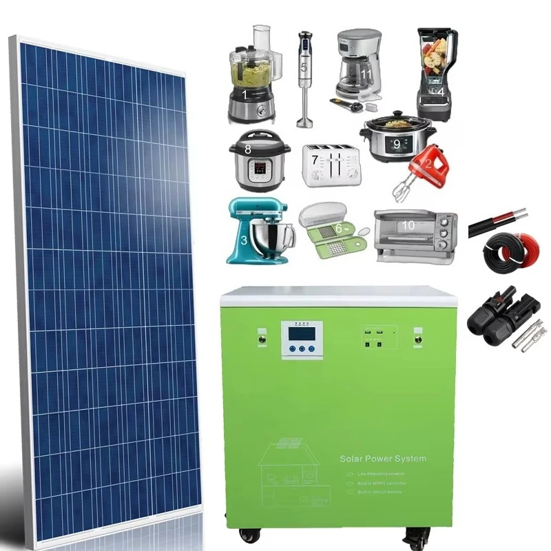 Pure Sine Wave 3-6KW Hybrid Off-Grid Solar Energy System MPPT Controller Lithium Ion Battery All in One System