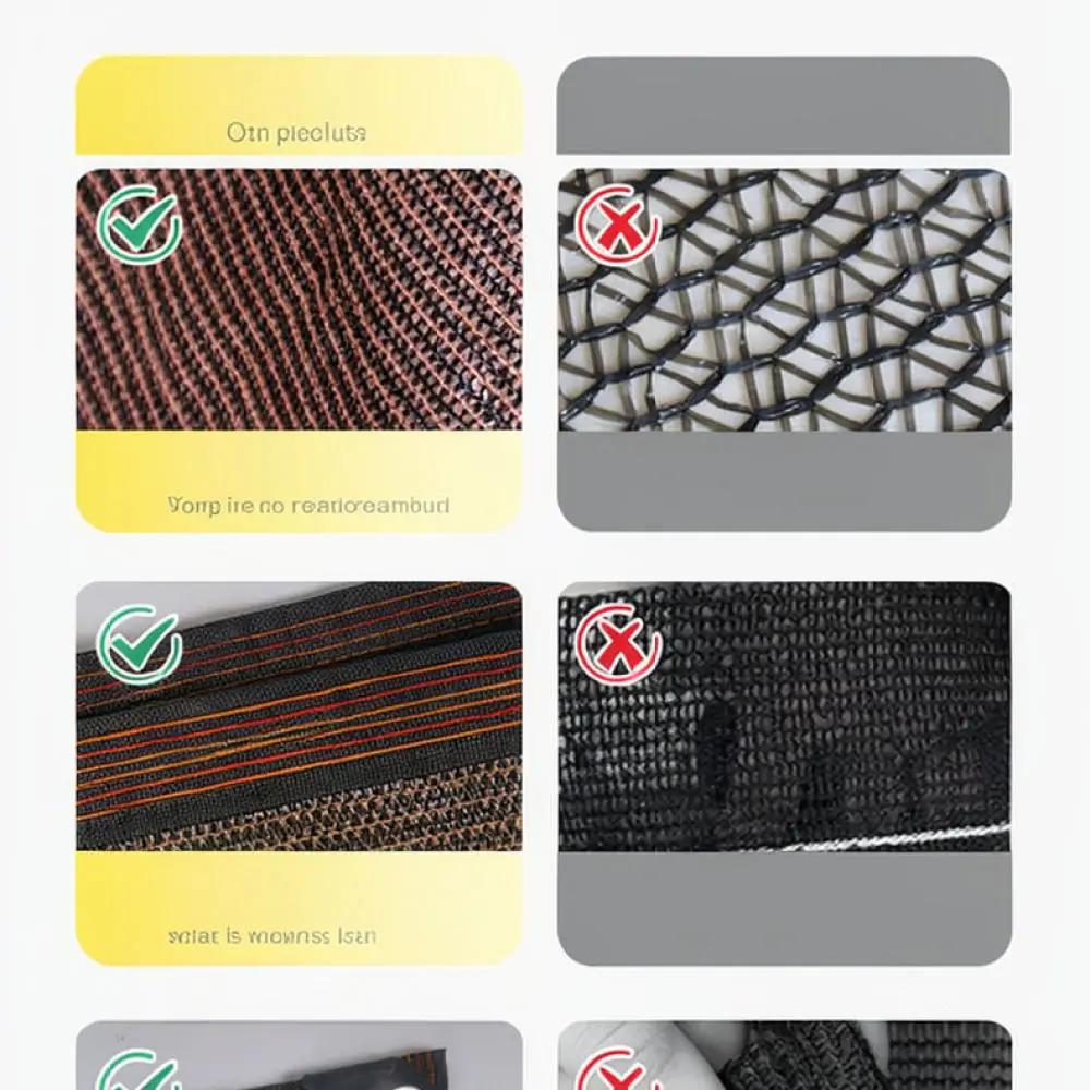 Outdoor Privacy Sun Shade Net Coffee Garden Balcony Canopy Heat Insulation Protection Durable Mesh Fabric With Eyelets