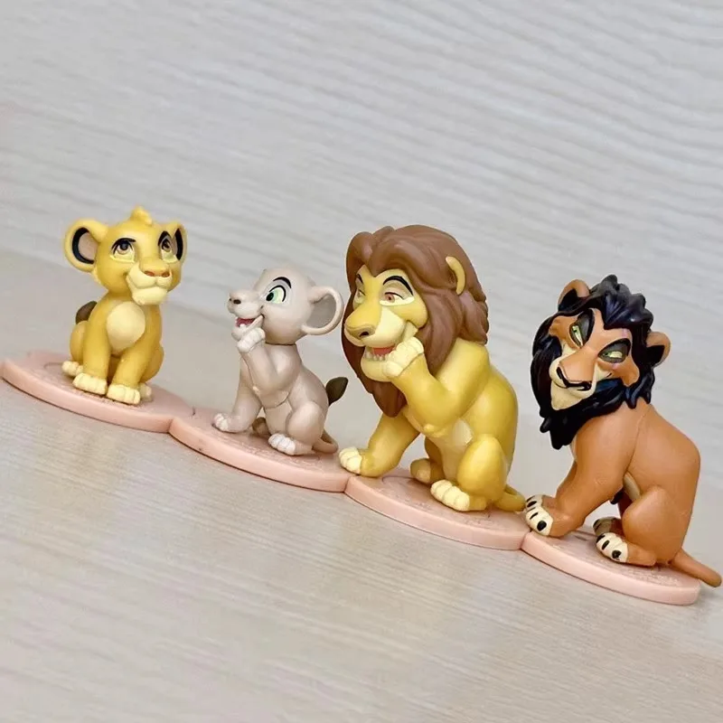 Original Anime Gashapon Figurine Cute The Lion King Whisper Kawaii Action Figure Miniature Capsule Toys Gift