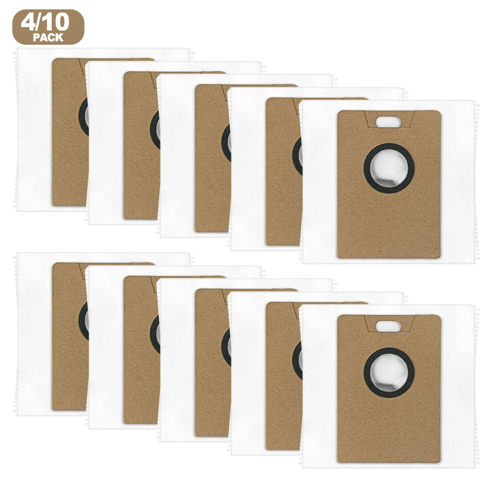 4/10pcs Dust Bags For Redroad For R11 Robot Vacuum Cleaner 4-filtration Layers 3.3L Large Capacity Bags Replacement Dust Bags