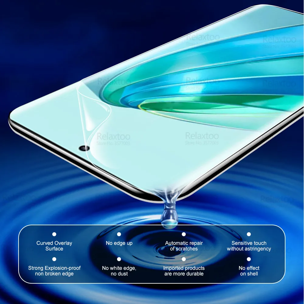 2 pezzi Full Curved Hydrogel Film per Honor Magic5 Lite 5G Hnor Xonor Magic 5 Light 5 Lite 2023 pellicola proteggi schermo morbida non vetro