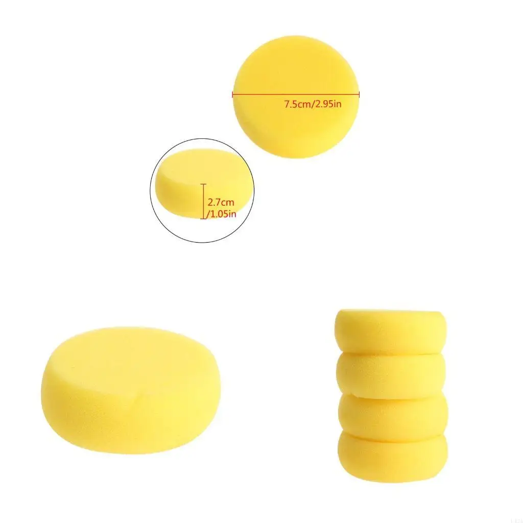 L43A Round Painting Sponge For Art Drawing Craft Clay Pottery Sculpture Cleaning Tool