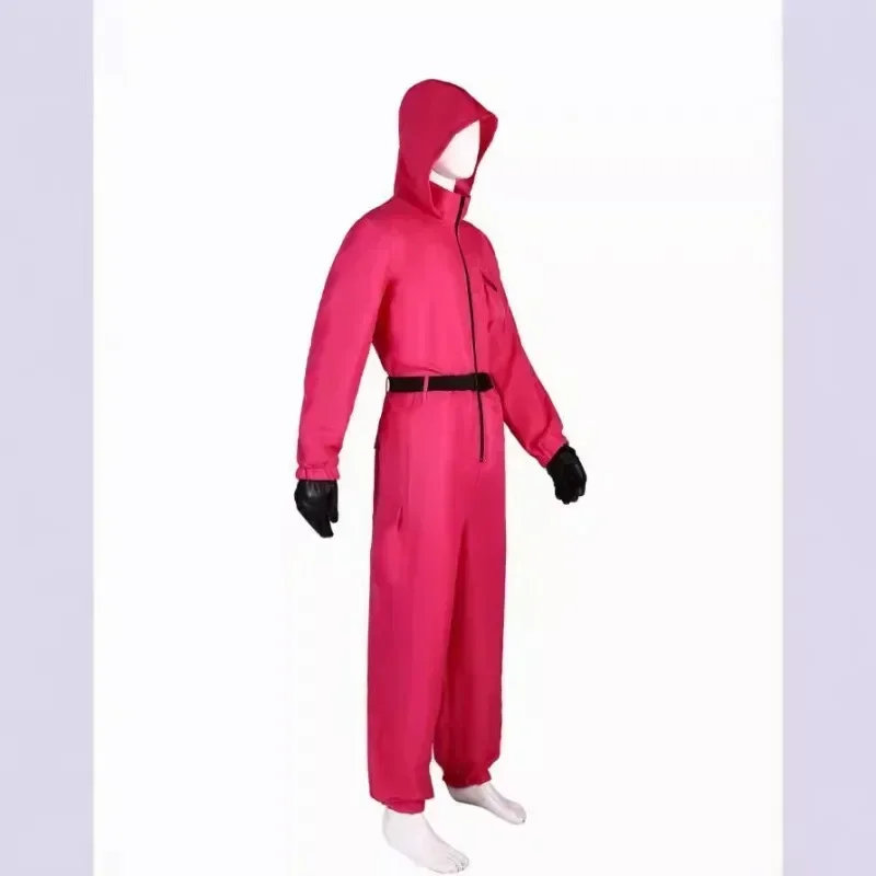 Urso casa aa vermelho calamari jogo macacão cosplay festa agasalho roupas adereços role play traje clássico de ko novo 2025 wkd001
