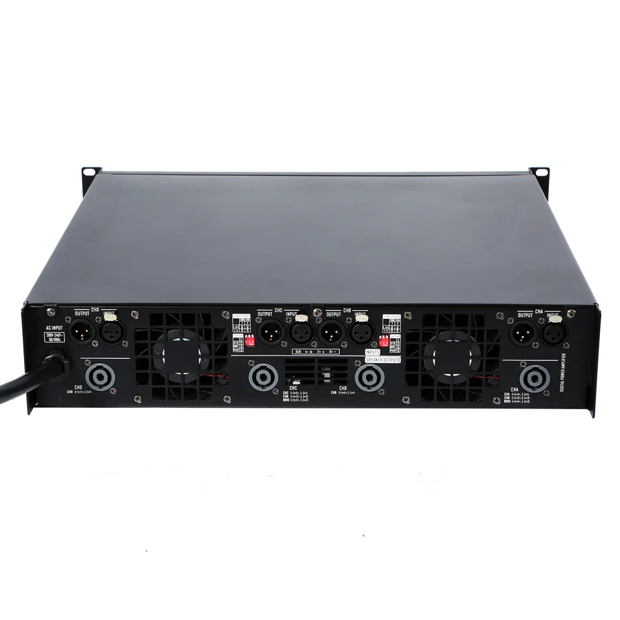 MORIN 1800W high power amplifier 2U Class D professional power amplifier for KTV, Bar, club