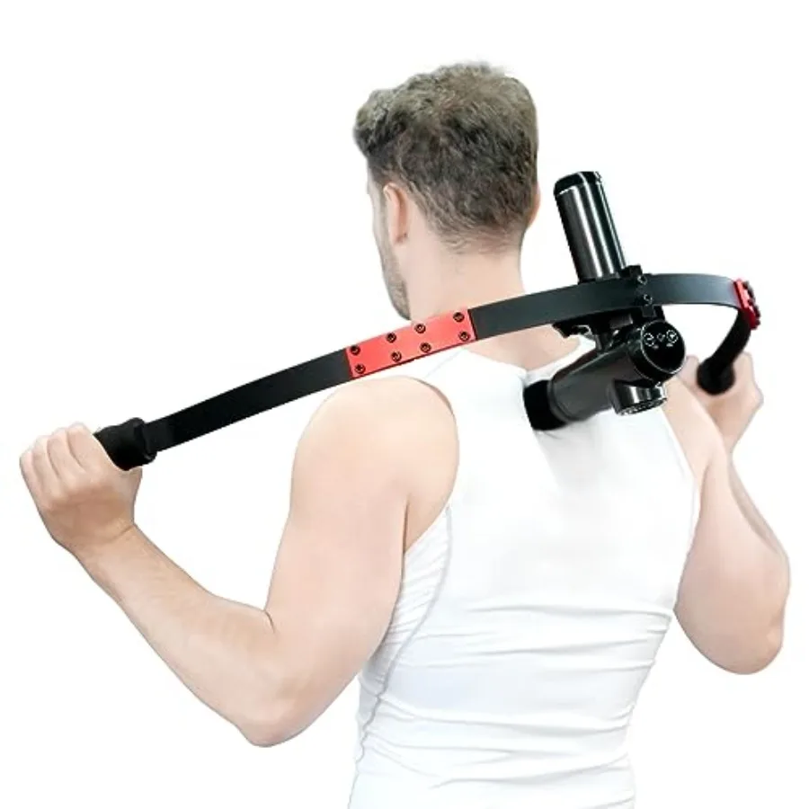 Upgrade Massage Gun Holder Percussive Massage Gun Mount for Back Compatible with Most Massage Guns Design for Hard to Reach Are