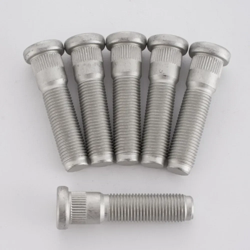 20pcs Wheel Hub Spline Bolt Screw Suit For Tesla Model 3 S X Y M14x1.5 | Knurl Diameter 15.8mm | Length 57mm | Grade 10.9