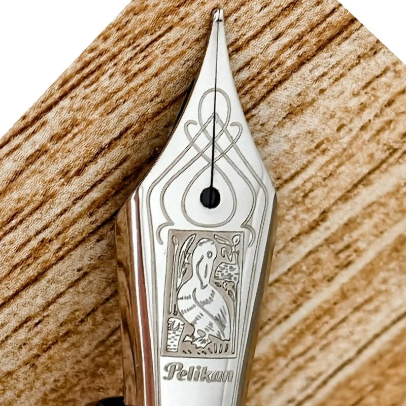 No.6 Long Knife Durable Pen Nib Fine Carving 35 Fountain Pen Tip Bird Carving Hand Polishing, Calligraphy Student Pen EF F Nibs