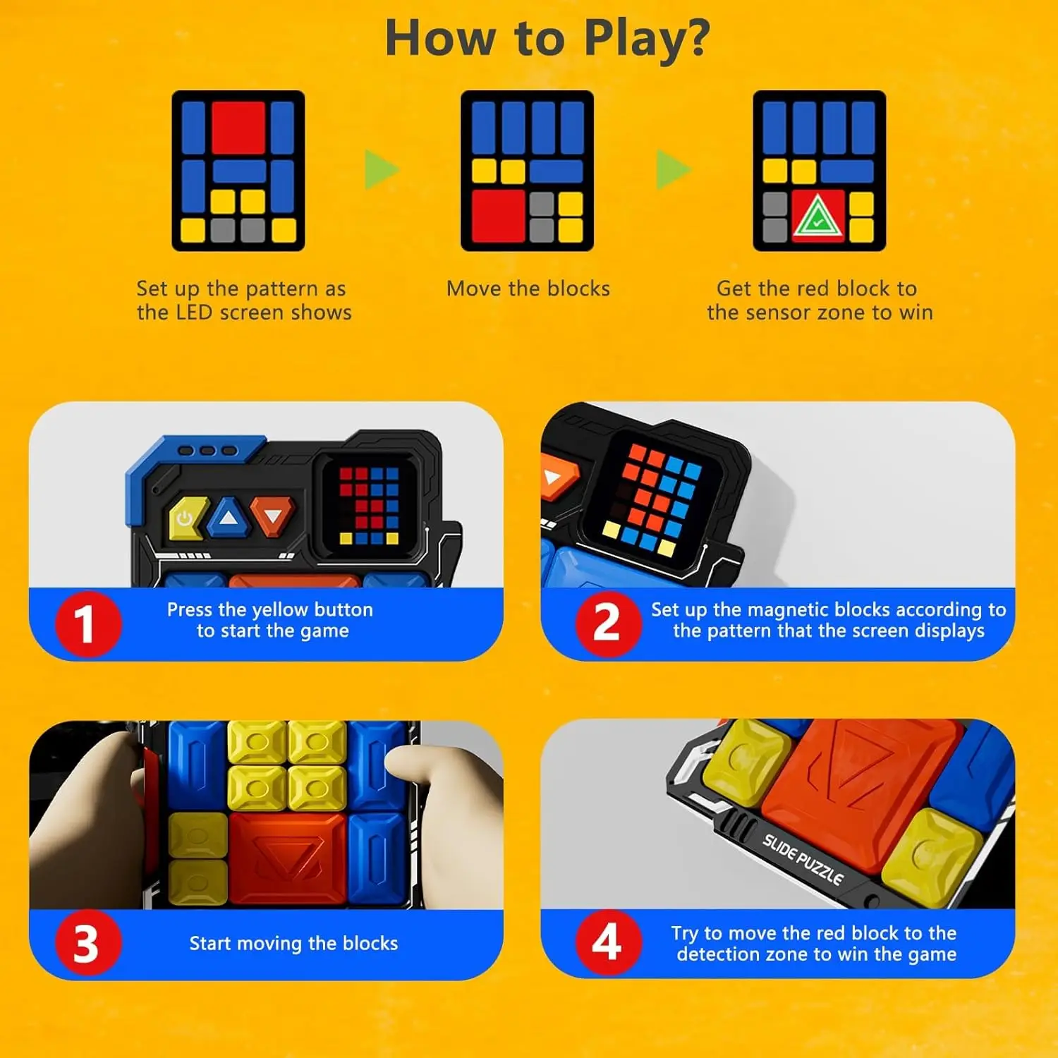 لعبة الهروب منزلق للغاية لعبة تململ محمولة 500+ تحديات لعبة الدماغ المغناطيس التلقائي التفكير المنطقي هدية للأطفال