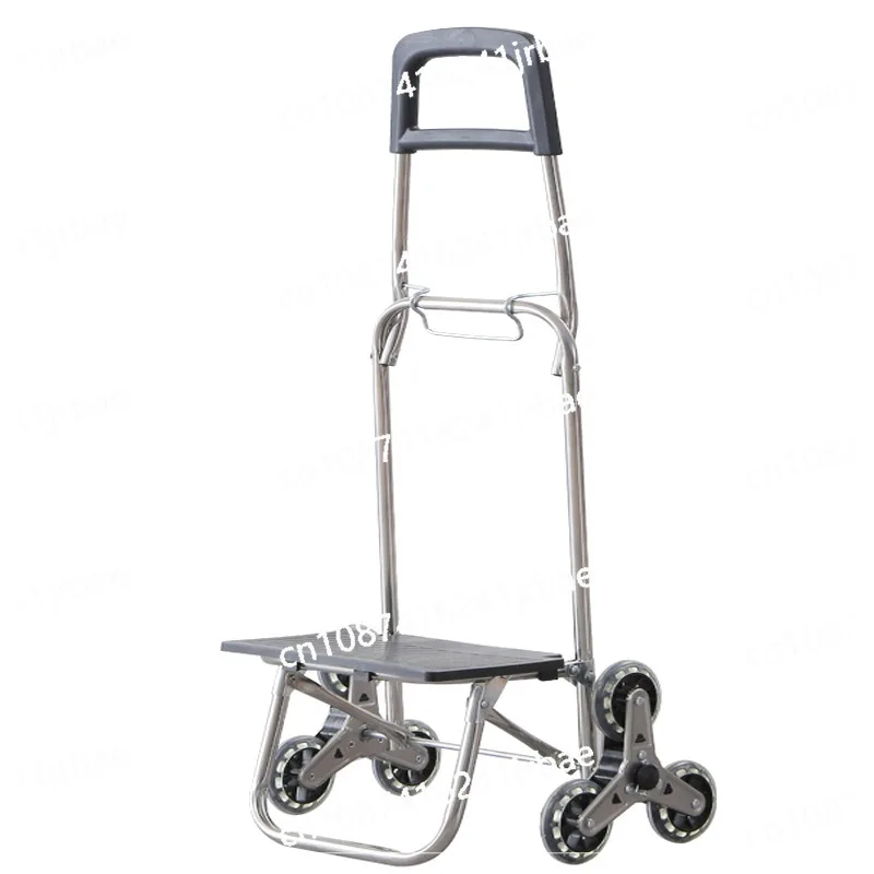 

Light Grocery Shopping Trolley Household Climbing Stairs Folding Trailer Outdoor Travel Hand Pull Shopping Cart