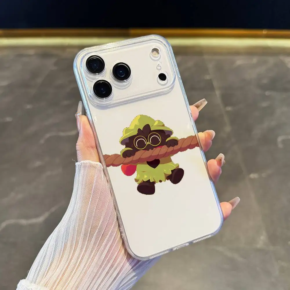 حافظة هاتف D-Deltarune Ralsei لهاتف iPhone 17,16,15,14,13,12,11 Pro,Max,Plus,X,XS,XR,SE4,E غطاء ناعم شفاف صغير