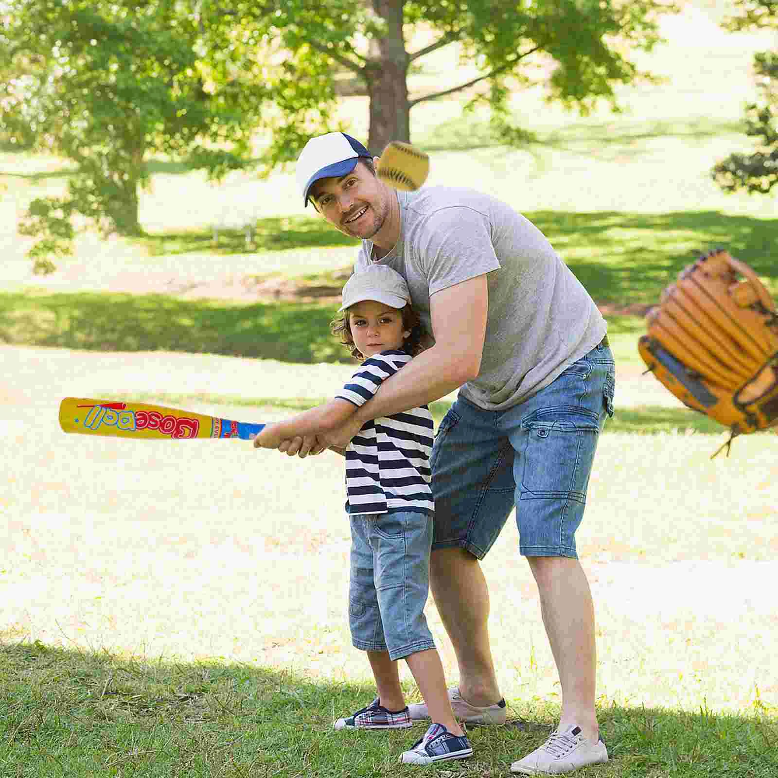 Terno de beisebol brinquedo jogar pegar bolas brinquedos e morcegos kit plástico ao ar livre pegajoso criança crianças