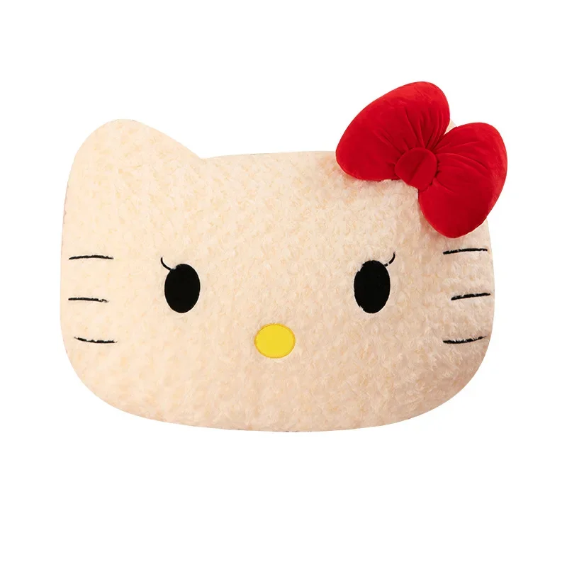 55 см Hello Kitty аниме Kawaii MINISO подушка игрушки милый мультфильм Kt Cat подушка прекрасная кукла детские мягкие подарки для детей