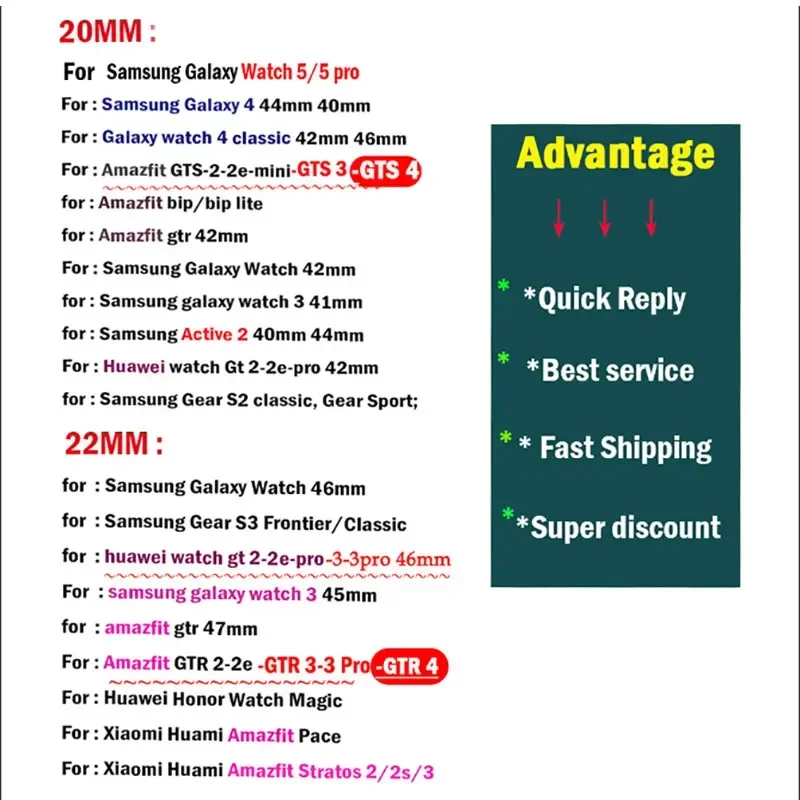 Tali Kebanggaan untuk Amazfit GTS 4-3-2e Mini/GTR 4-3-Pro-2 47Mm/GTR 2e/Stratos 2/3 20Mm/22Mm Gelang Jam Tangan Olahraga Bip-U-S-lite