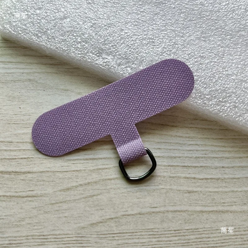 Color T-shaped clip curing cloth Multi-color strong lanyard fixed buckle connection gasket charging port hanging piece