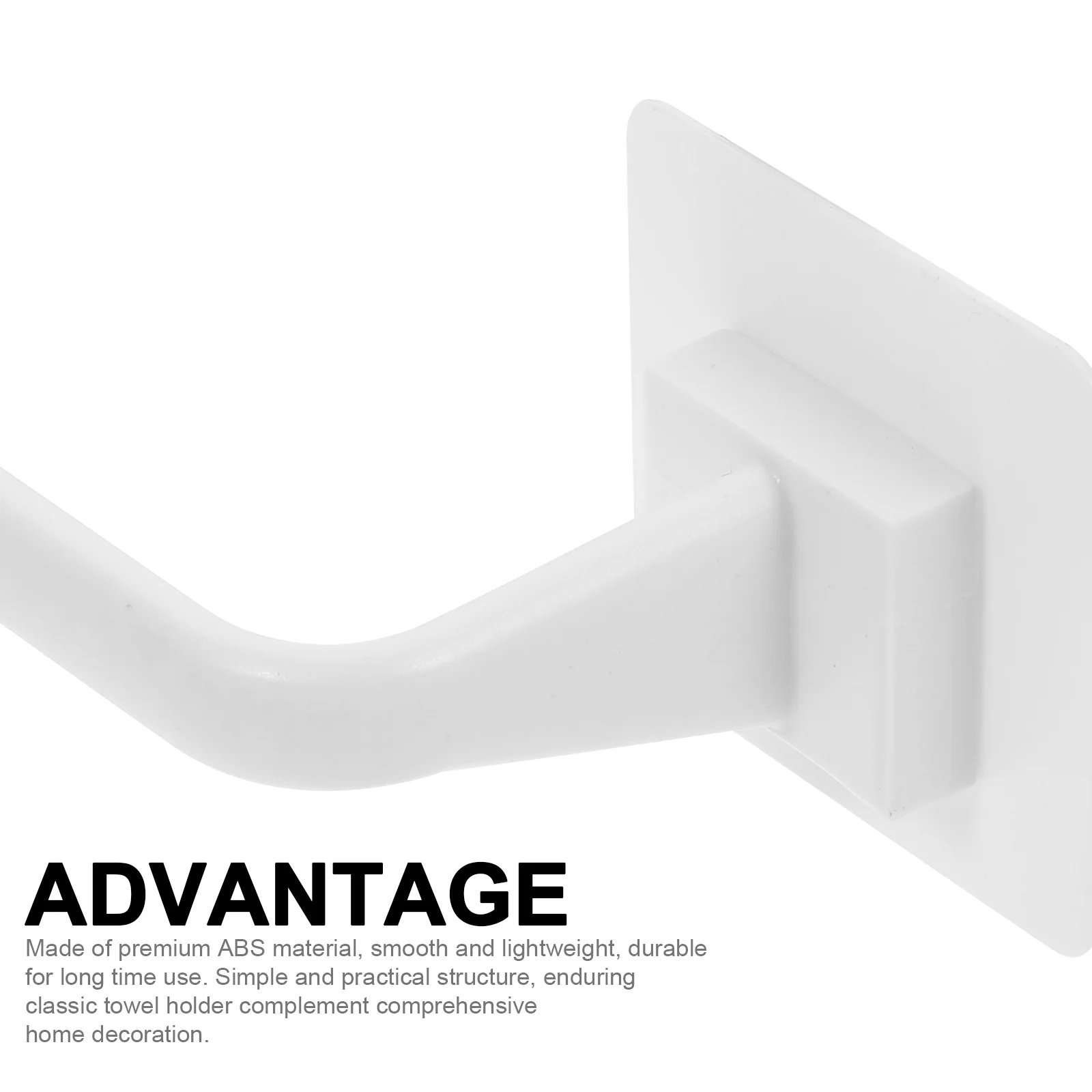 Storage Rack Multi-functional Towel Wall Mount Wall-mounted Bar Wooden Full-size Washcloth Holder Racks Abs Bath Dish Hanger