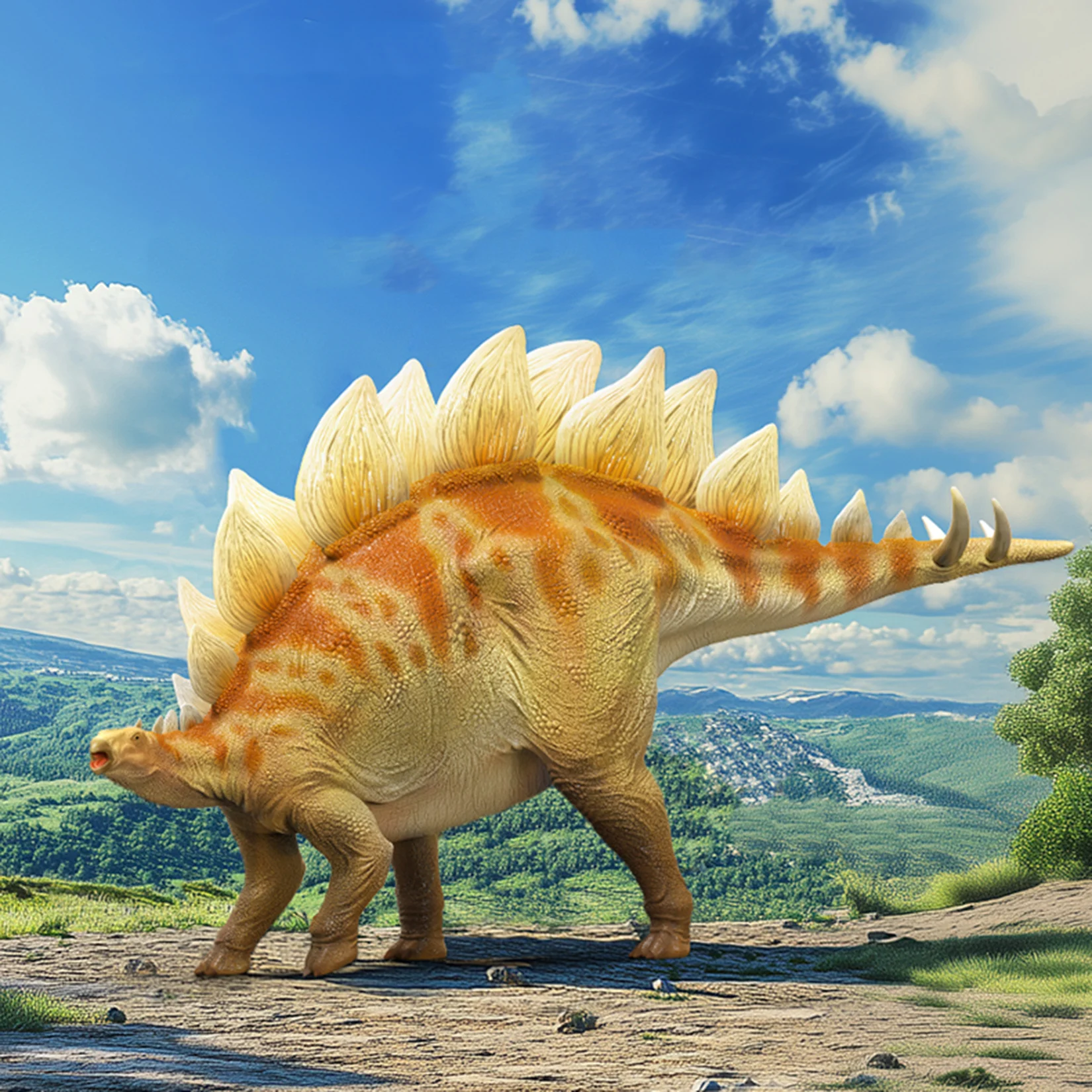 

RECUR Stegosaurus Othniel Model Dinosaur Animal Figure Collection Scene Realistic Decoration Birthday Gift Props