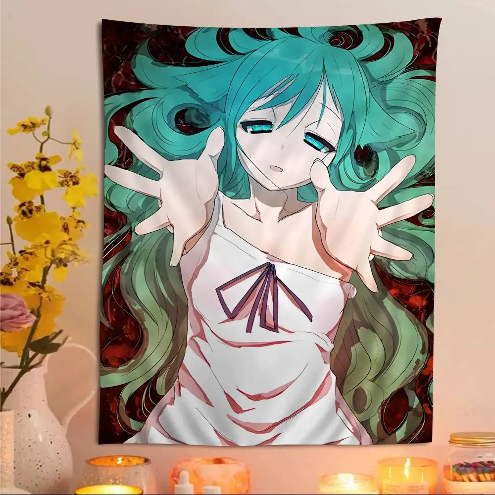 Exclusive Fan Art Tapestry, HD Print Saya No Uta Game Graphic for Collector Dorm Room Decor Present