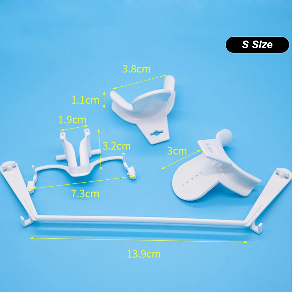 S/L Dental Cheek Retractor With Saliva Aspirator Intraoral Nola Lip Expand Opener Mouth Gag Orthodontic Dry Field Suction System view 4