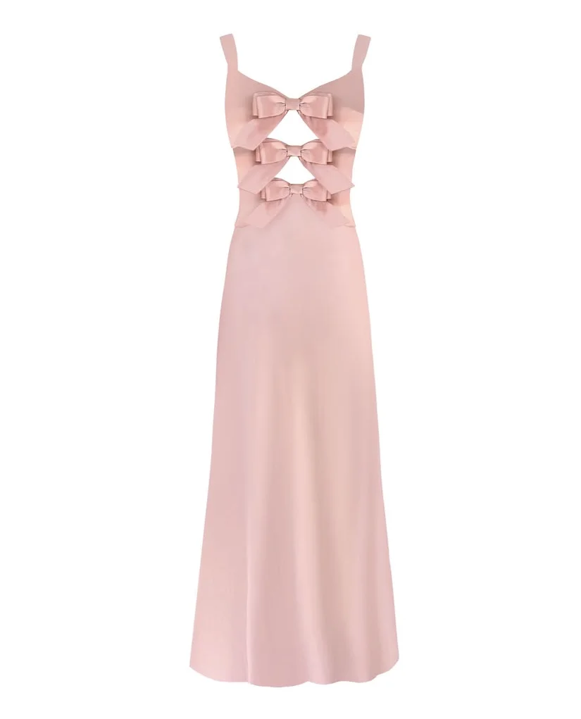 Unikalna konstrukcja proste suknie wieczorowe damskie kokardki wycięte z odkrytymi ramionami seksowne długie sukienki plisowana suknia wieczorowa Spaghetti Smoothy