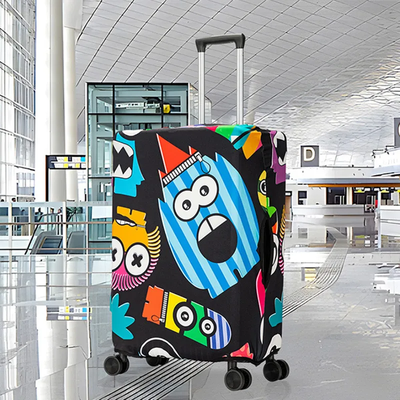 Luggage Protective Cover for 20-35 inch Suitcase High Elastic Dustproof Storage Bag Trolley Suitcase Protector Case Cover