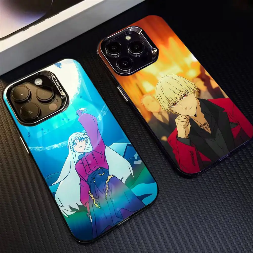 

F-Fate Strange F-Fake Phone Case For iPhone 16 17 15 14 12 13 Pro Max Black Color Shockproof Cover