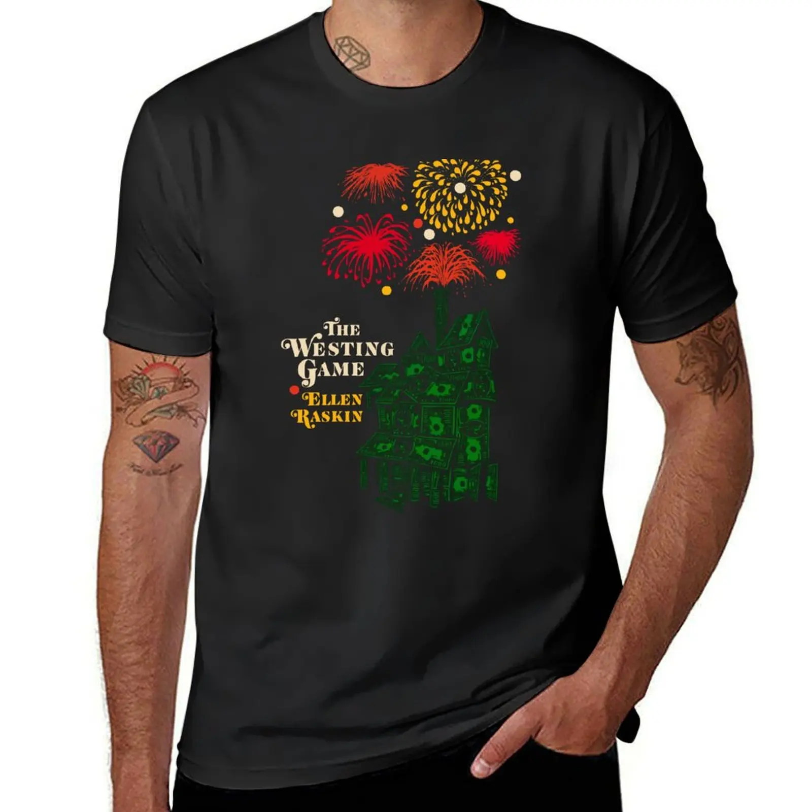 

The Westing Game Vintage Book Cover (1978) T-Shirt customs cheap stuff quick-drying mens designer t shirt