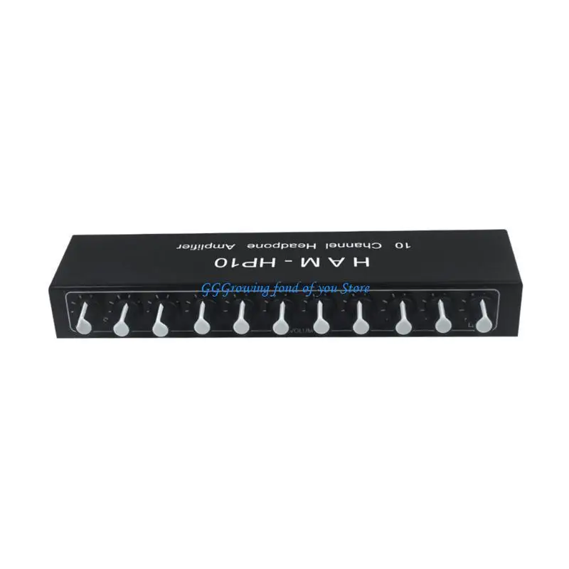 

H9EB Professional 10 Port Stereo Headphone Distributor with Individual Controls