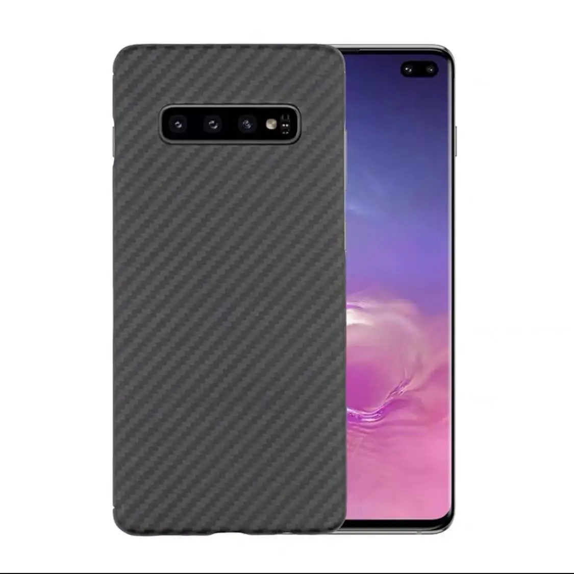 

Real carbon fiber phone case For Galaxy s10 s10e s10 plus aramid fiber Phone cover fashion light thin Protective shell