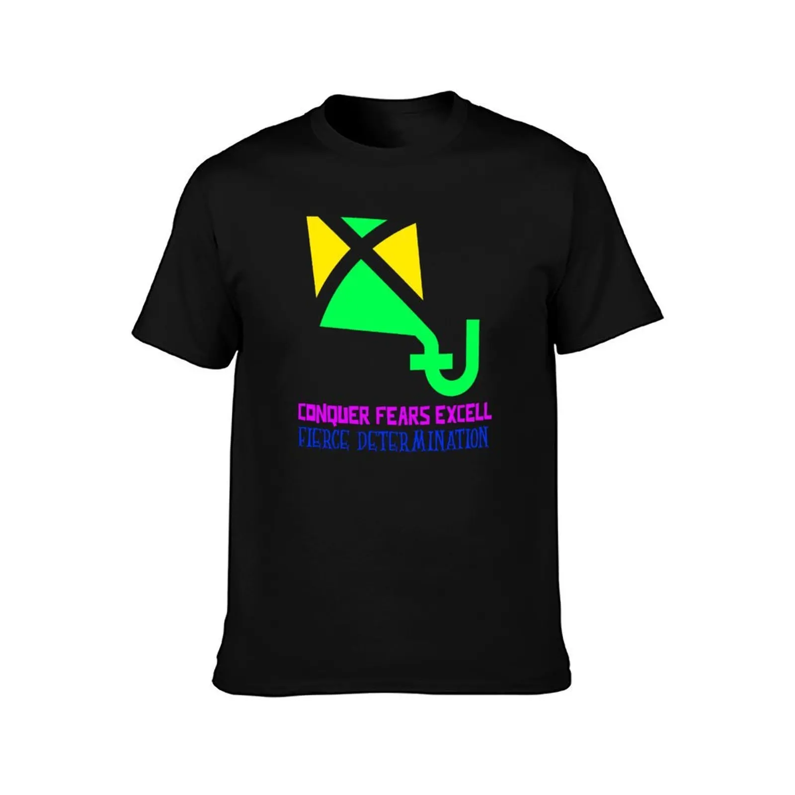 Conquer fears excels fierce determination T-Shirt Casual Trendy Streetwear Tee Shirt T-Shirt