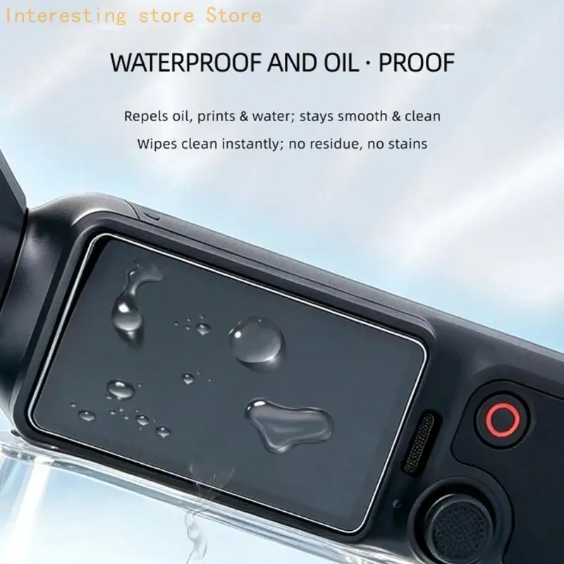 Bildschirmlinsen-Glasfolien-Set mit Wischwerkzeug, Kamera-Glasfolie für Pocket 4Pro Kamera 55KC – Detail 5