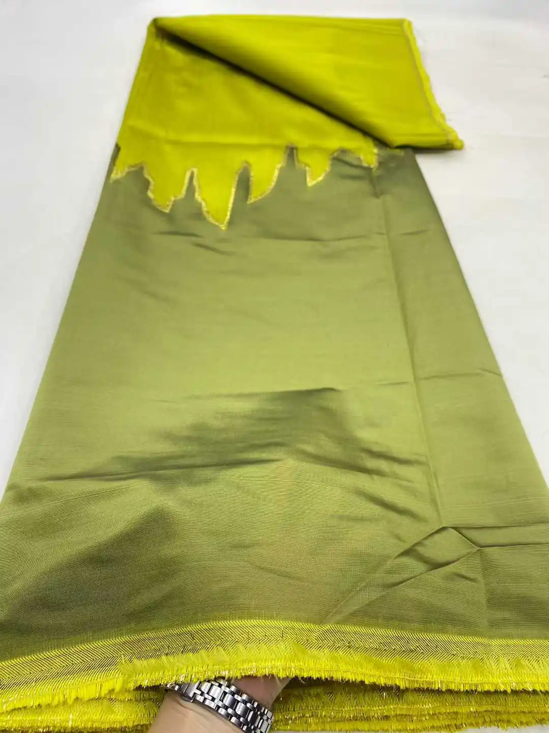 2025 فاخر جودة عالية الأفريقي الأورجانزا الديباج أقمشة الدانتيل 5 ياردة الفرنسية تولParty ثوب فستان النيجيري الجاكار الدانتيل الخياطة #3