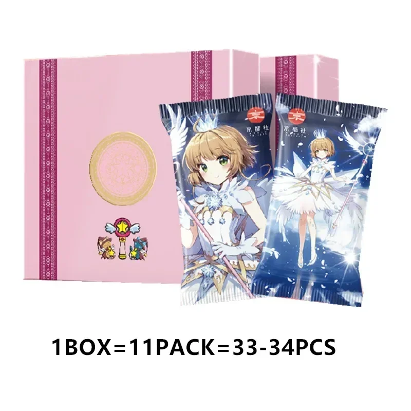 Captor Sakura Cards Booster Box Anime Character Collection Anniversary tarot Card Suit Cosplay Cardcaptor Magical Girl Game Toys