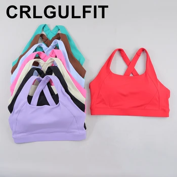 Cross Back Yoga Sports Bra 1