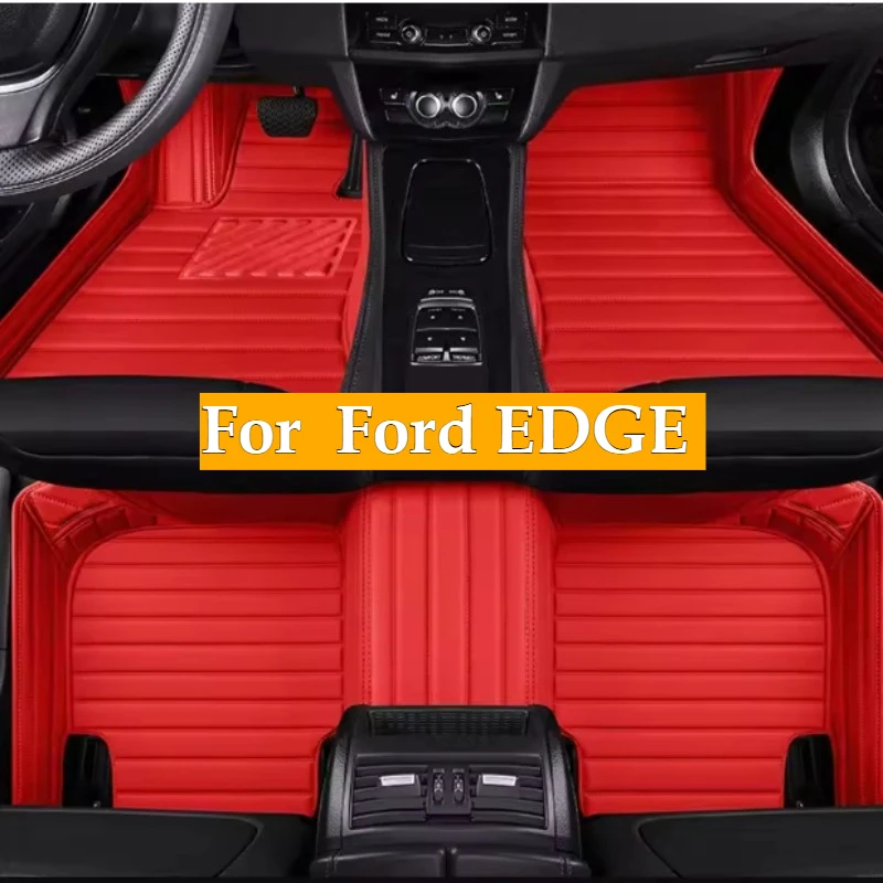 

Custom Car Floor Mats For Ford EDGE 2007-2017-2019-2026 LHD RHD All Weather Auto Accessories Foot leather Carpets Fashion Pads