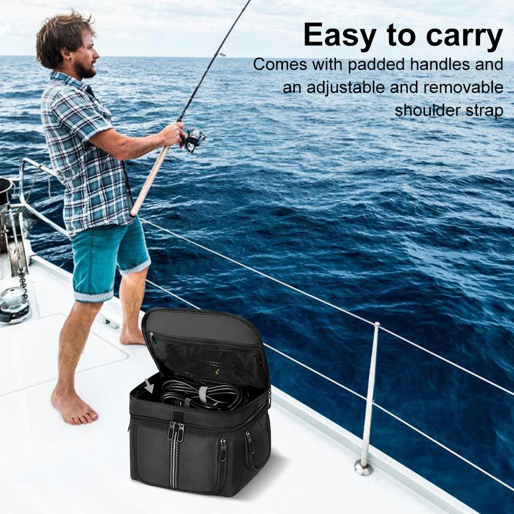 Carrying Case Protective Case Dustproof Anti-drop with Shoulder Strap & Handle for Ecoflow Portable Power Station River 3/3 Plus