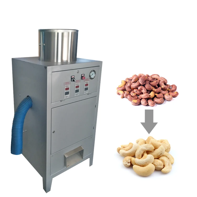 Cashew Nut Cracker Peeler Raw Cashew Nut Production Line Processing Machine Nut Peeling Machine