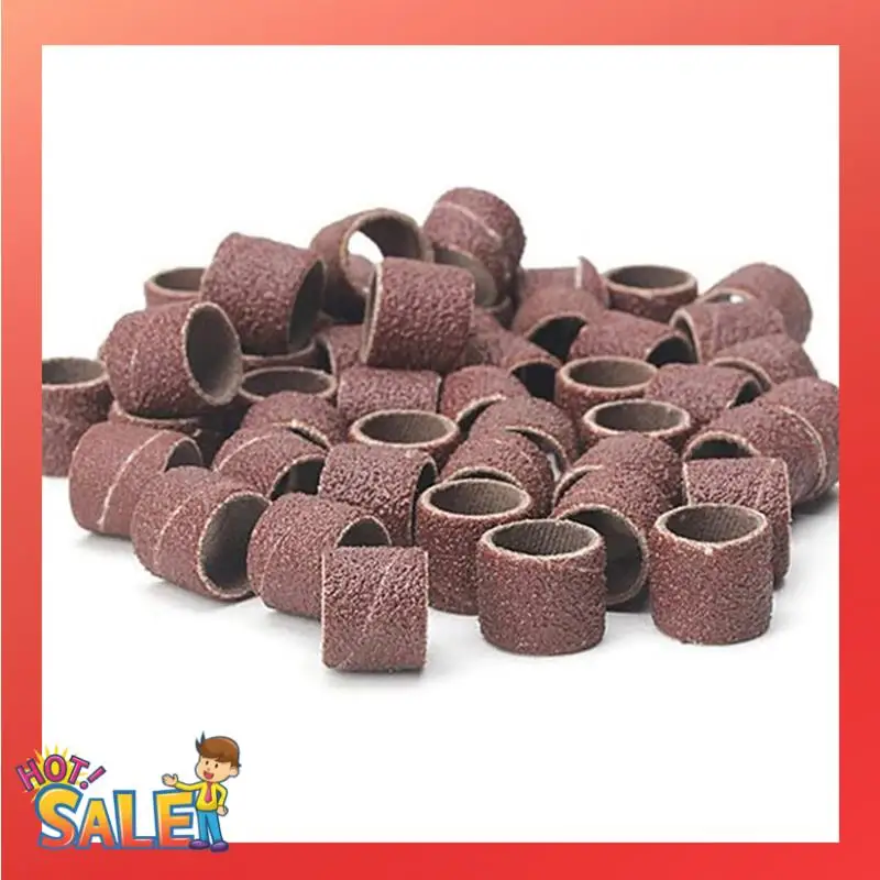 

104-Piece Grinding And Polishing Set Abrasive Ring Set Nail Drill Sanding Belt Coarse Sanding Belt 4 Spindle Rotary Kit