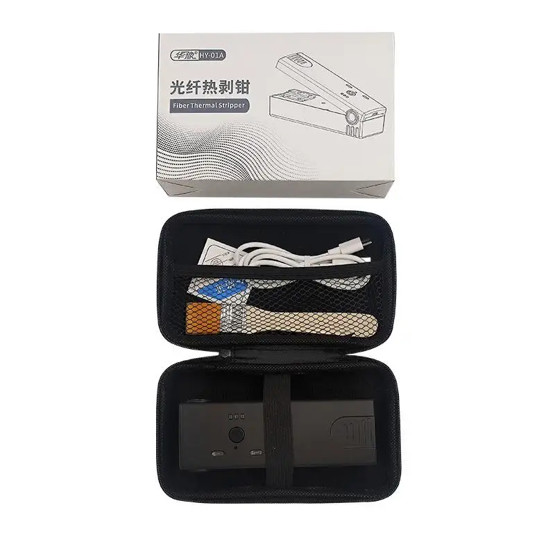 Fiber Optic Thermal Stripper Pliers,Heated Optical Wire Stripping Slitter,2-12core Ribbon Fiber Stripping Tool Hot Jacket Cutter