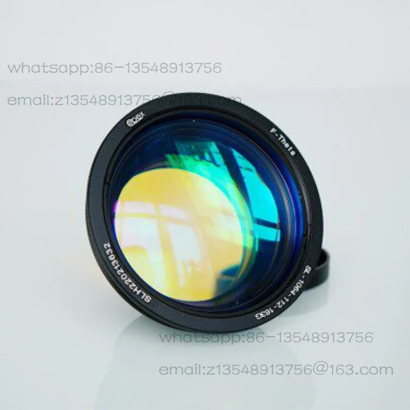 Fiber optic marking machine field mirror lettering focusing mirror 1064nm flat field scanning lens f160-f400