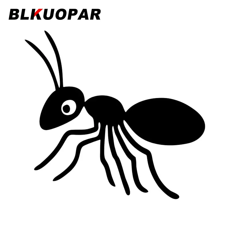 BLKUOPAR Ant Insect Car Sticker Scratch-Proof Personality Waterproof Car Door Protector Die Cut Sunscreen Creative Decoration