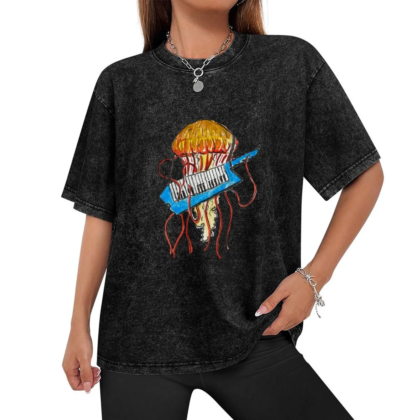 Keytar Jelly T-Shirt street wear Clothing graphic tee shirt customs design your own T-shirt men