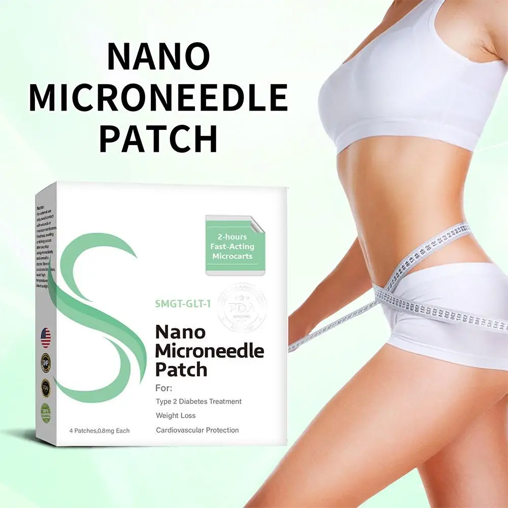 Smgt-glt-1 Nanos Microneedles Patch Long-lasting Glp-1 Microneedlepatch Ultra-thin Gentle Microneedles Painless For Men Women