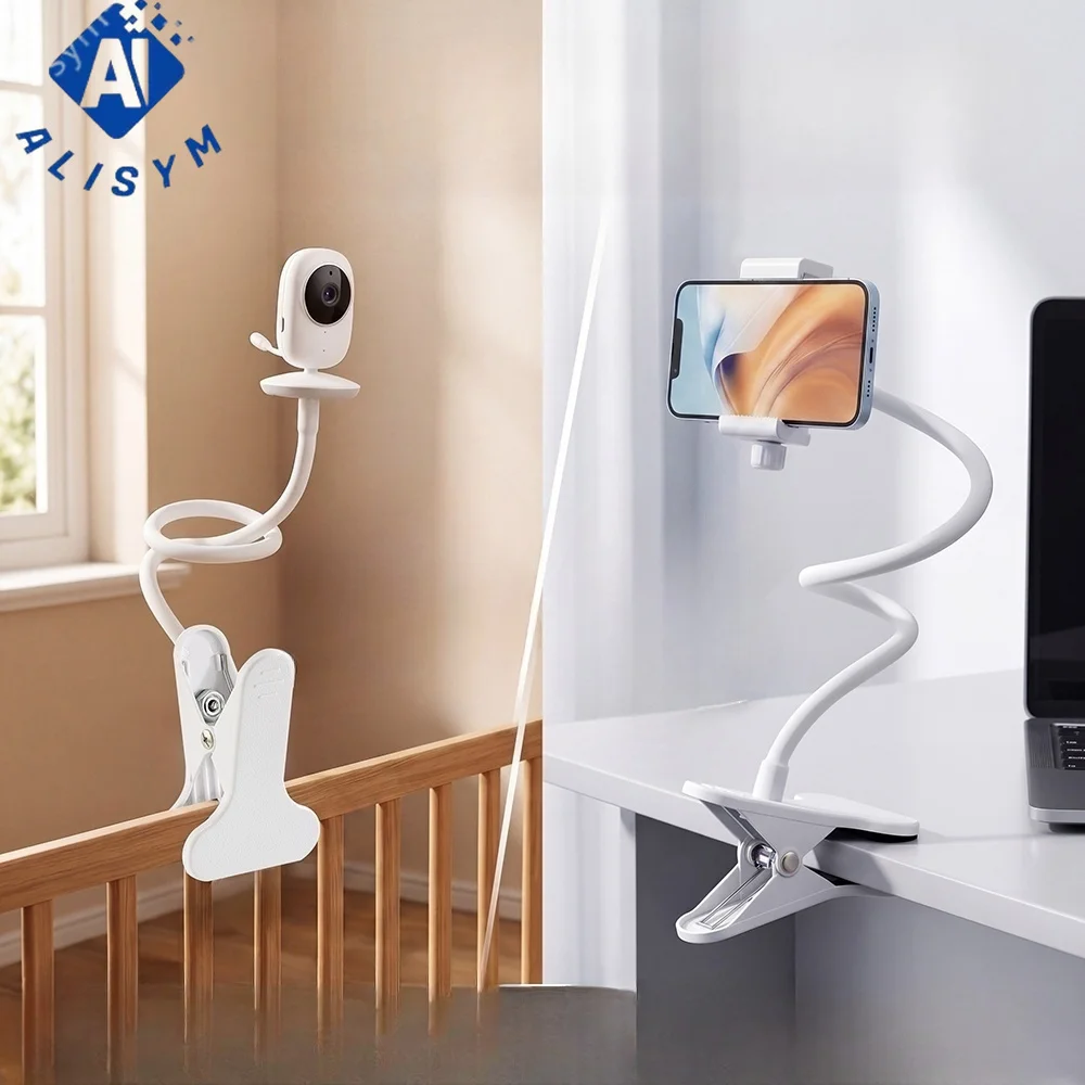 Soporte Universal Flexible para Cámara, Monitor de Bebé, Soporte para Cámara Web, Base Flexible sin Perforaciones, Soporte para Teléfono