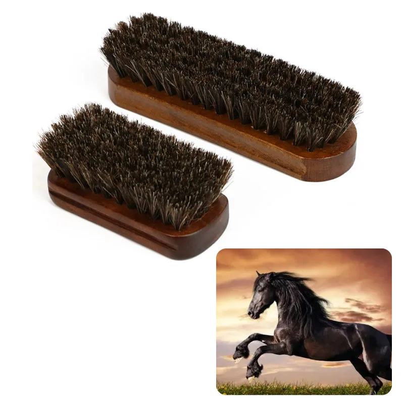 

1PC Car Cleaning Horsehair Brush Soft Cleaner Brush for Leather Seat Steering Wheel Dust Remover Auto Detailing Brush Tools