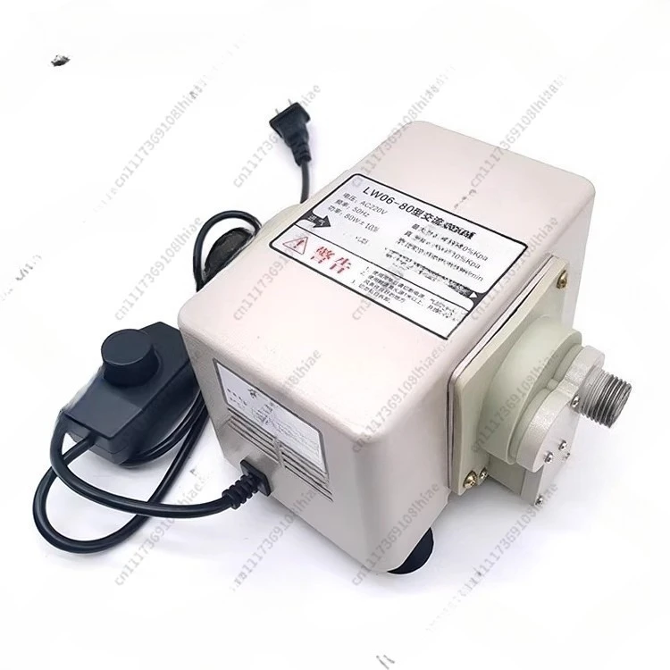 LW06‑80W Commercial Biogas Booster Pump Metal Shell 110L/Min 50Kpa 80W Natural Gas Booster For Restaurant Catering