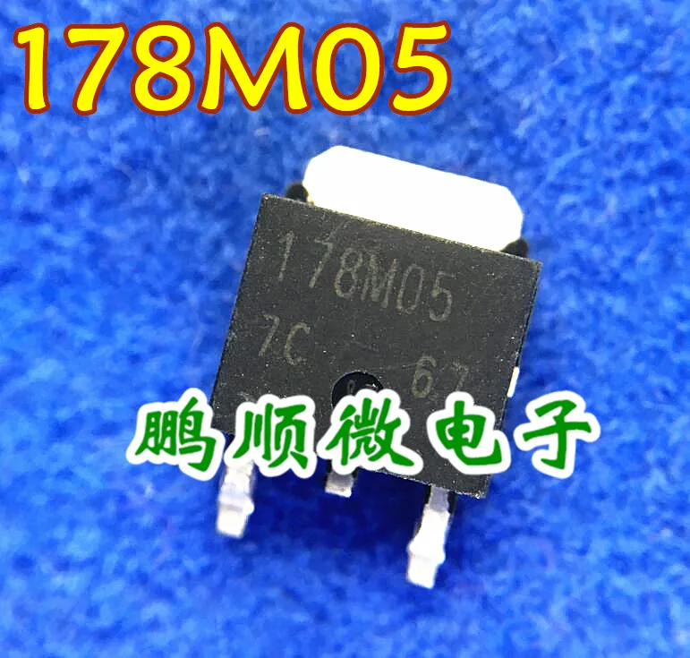 30pcs original new 178M05 BA178M05 17805 Three terminal regulator TO-252