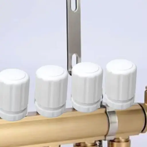 ABS Thermostatic Handwheel Thread Spring Valve For Underfloor Heating Manifold Flow Control 8 Or 20 Pack