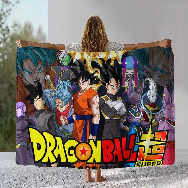 Goku D-Dragon Ball Anime Super Saiyan Flannel Throw Blanket,Cozy Warm Blanket for Bed,Sofa,Living Room,Picnic,Home Decor,Gift