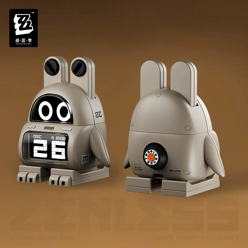 Official ZenlessZoneZero Genuine Product – “Hmm, Yeah” Desktop Series by TheBangboo – Gaming Accessories – Calendar Alarm Clock